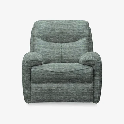 Furniture Village G Plan - Amesbury Fabric Armchair with Manual Recliner - Waffle Marine