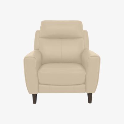 Furniture Village Comfort Story - Zen Leather Power Recliner Chair - Bisque