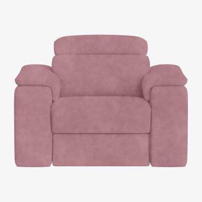 Furniture Village Nicoletti Italia - Davide Fabric Power Recliner Chair - Selma Rosa
