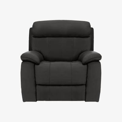 Furniture Village Moreno SK Leather Armchair - Carbon Grey