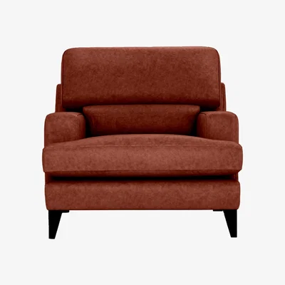 Furniture Village The Lounge Co. - Romilly Fabric Armchair - Rusty Gate