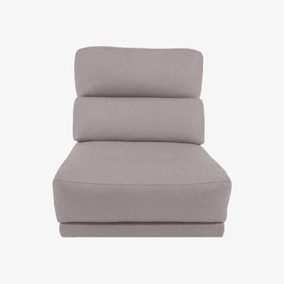 Furniture Village Adama Fabric Armless Unit - Power Recliner - Dove