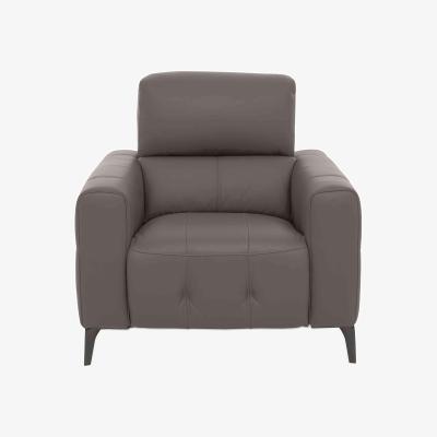 Furniture Village New York Leather Chair - Elephant