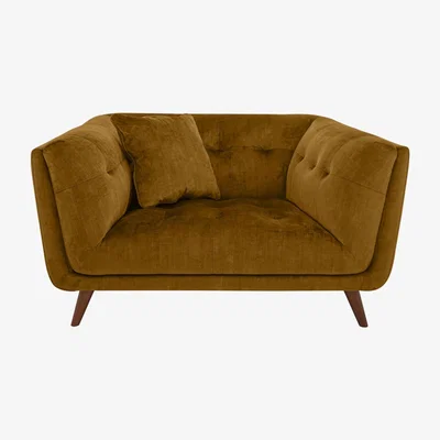 Furniture Village Rene Fabric Cuddler Sofa