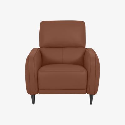 Furniture Village Domicil - Logan NC Leather Chair - NN Cognac