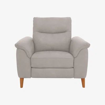 Furniture Village Morgan Fabric Armchair - Stone Dexter