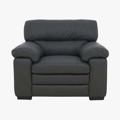 Furniture Village Cozee Leather Armchair - Shale Grey