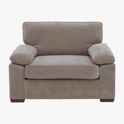 Furniture Village Home Fabric Snuggler Sofa Bed - Brown