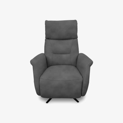 Furniture Village Designer Chair Collection Dusseldorf Fabric Power Recliner Swivel Chair - Elephant