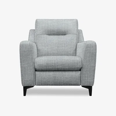Furniture Village G Plan - Arlo Fabric Chair - Beach Duck Egg with Ebony Feet