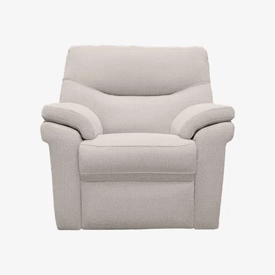 Furniture Village G Plan - Seattle Fabric Armchair - Nebular Pebble