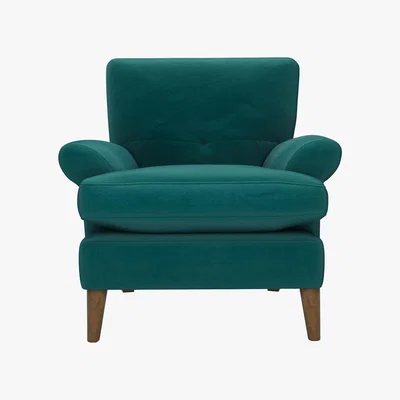 Furniture Village The Lounge Co. - Bronwyn Fabric Joshua Armchair - Teal
