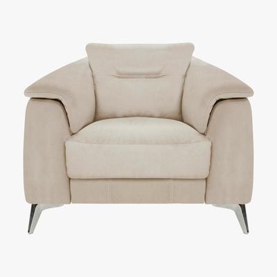 Furniture Village Sanza Fabric Armchair - Beige - By Furniture Village