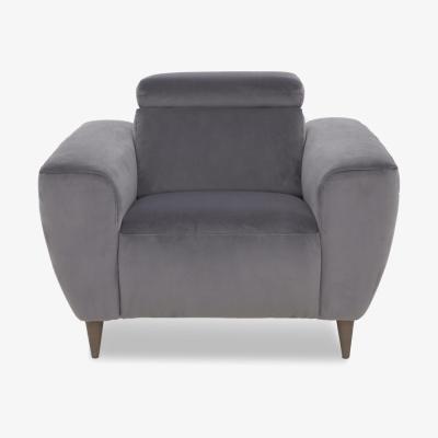 Furniture Village Nicoletti Italia - Milano Fabric Chair - Selma Topo