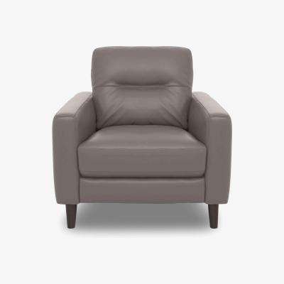Furniture Village Jules NC Leather Power Recliner Chair - Sleet