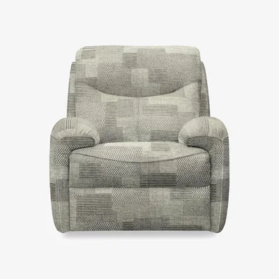 Furniture Village G Plan - Amesbury Fabric Armchair - Checkers Smoke