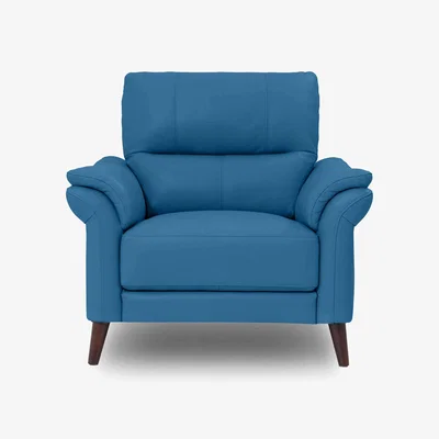 Furniture Village Winner NC Leather Armchair - Aegean