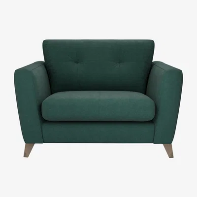 Furniture Village The Lounge Co. - Hermione Fabric Snuggler - Green