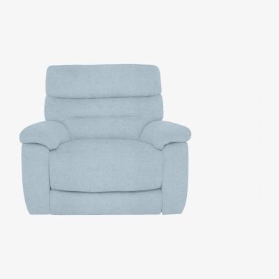 Furniture Village Comfort Story - Nimbus Fabric Power Recliner Chair with Headrest - Baby Blue
