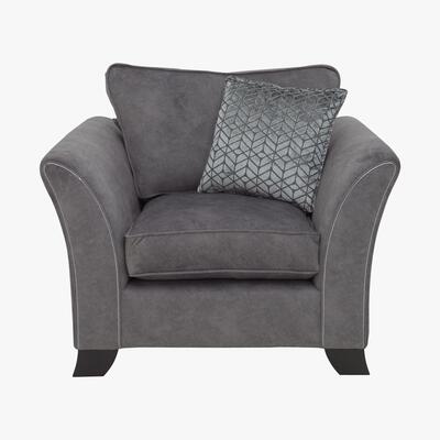 Furniture Village Amora Fabric Armchair - Grey