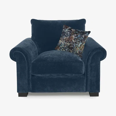 Furniture Village Parker Knoll - Modern Classics St James Park Chair - Petrol Blue