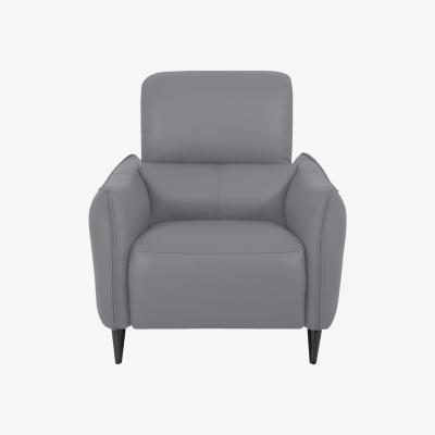 Furniture Village Domicil - Maddox Leather Power Recliner Chair - NP Paloma Grey