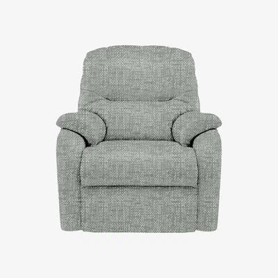 Furniture Village G Plan - Mistral Small Fabric Power Recliner Armchair - Remco Duck Egg
