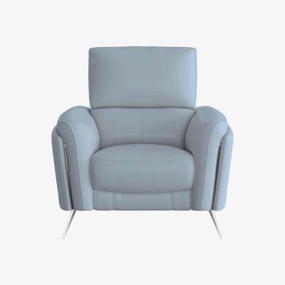 Furniture Village Amarilla NC Leather Armchair - Pearl Blue