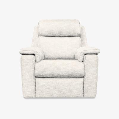 Furniture Village G Plan - Thornbury Fabric Chair with Manual Recliner - Rush Cream