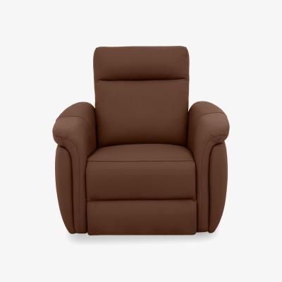 Furniture Village Dublin Leather Armchair - Roast