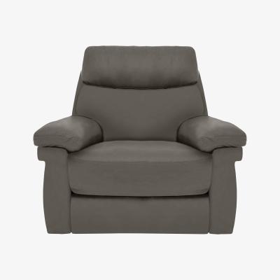 Furniture Village Comfort Story - Serene Leather Power Recliner Chair with Headrest - Elephant