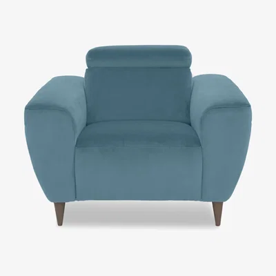 Furniture Village Nicoletti Italia - Milano Fabric Chair - Selma Turchese