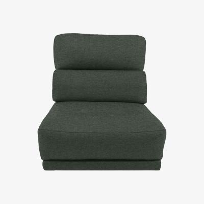 Furniture Village Adama Fabric Armless Unit - Moss Green