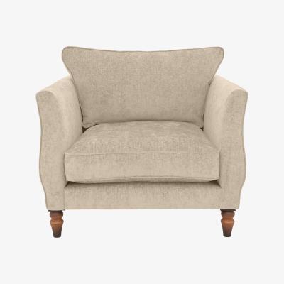 Furniture Village Boutique Chatterley Chair - Bolero Eggshell Walnut