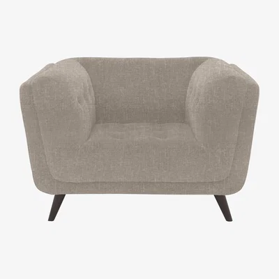 Furniture Village Rene Fabric Armchair - Khaki