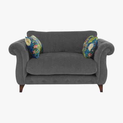 Furniture Village Boutique Palace Fabric Classic Back Snuggler - Grey