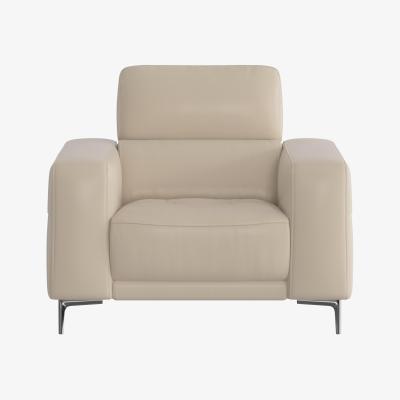 Furniture Village Adama BV Leather Armchair with Battery Recliner - Dapple Grey