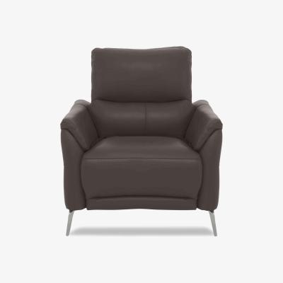 Furniture Village Daytona Leather Power Recliner Chair - Storm