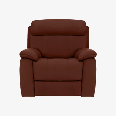 Furniture Village Moreno SK Leather Armchair - Cumin