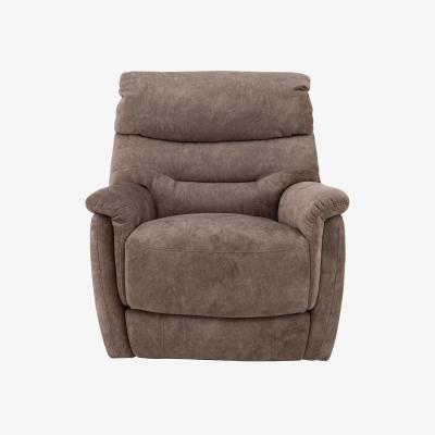 Furniture Village Chicago Fabric Power Recliner Armchair - Mink