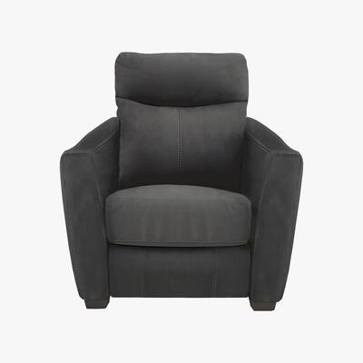 Furniture Village Compact Collection Midi Fabric Armchair - Grey