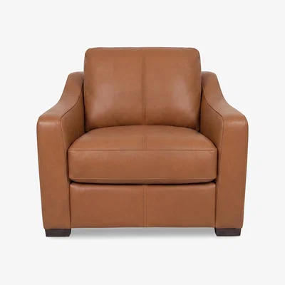 Furniture Village World of Leather - Nap Leather Snuggler Chair - Pecan - Sofas and Armchairs - In Time for Christmas