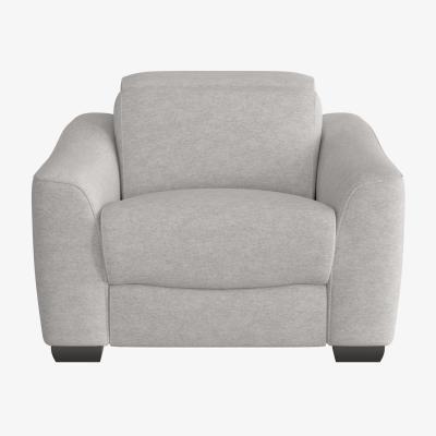 Furniture Village Xavier Fabric Armchair - R23 Silver Grey