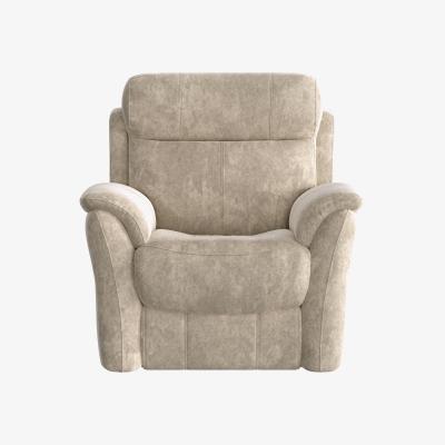 Furniture Village Relax Station Revive Fabric Power Recliner Armchair - Cream