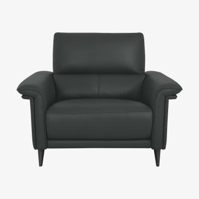 Furniture Village Domicil - Huxley Leather Chair - NN Shale Grey