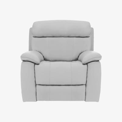 Furniture Village Moreno NC Leather Armchair - Grey
