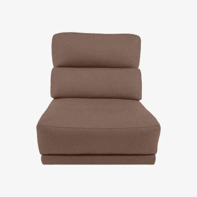 Furniture Village Adama Fabric Armless Unit - Power Recliner - Tobacco