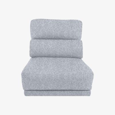 Furniture Village Adama Fabric Armless Unit - Power Recliner - Frost