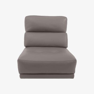 Furniture Village Adama NC Leather Armless Unit - NC Elephant