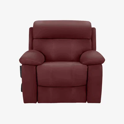 Furniture Village Moreno NC Leather Lift and Rise Chair - NC Deep Red